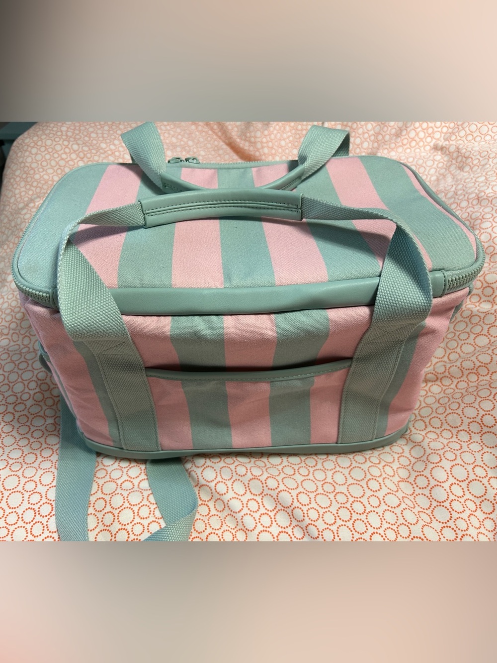 Poppy & Peonies Watermelon Stripe Cooler - Picture 6 of 12